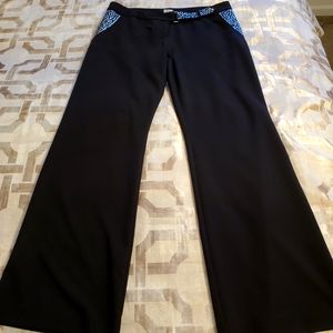 Cache black pants with silver studs
